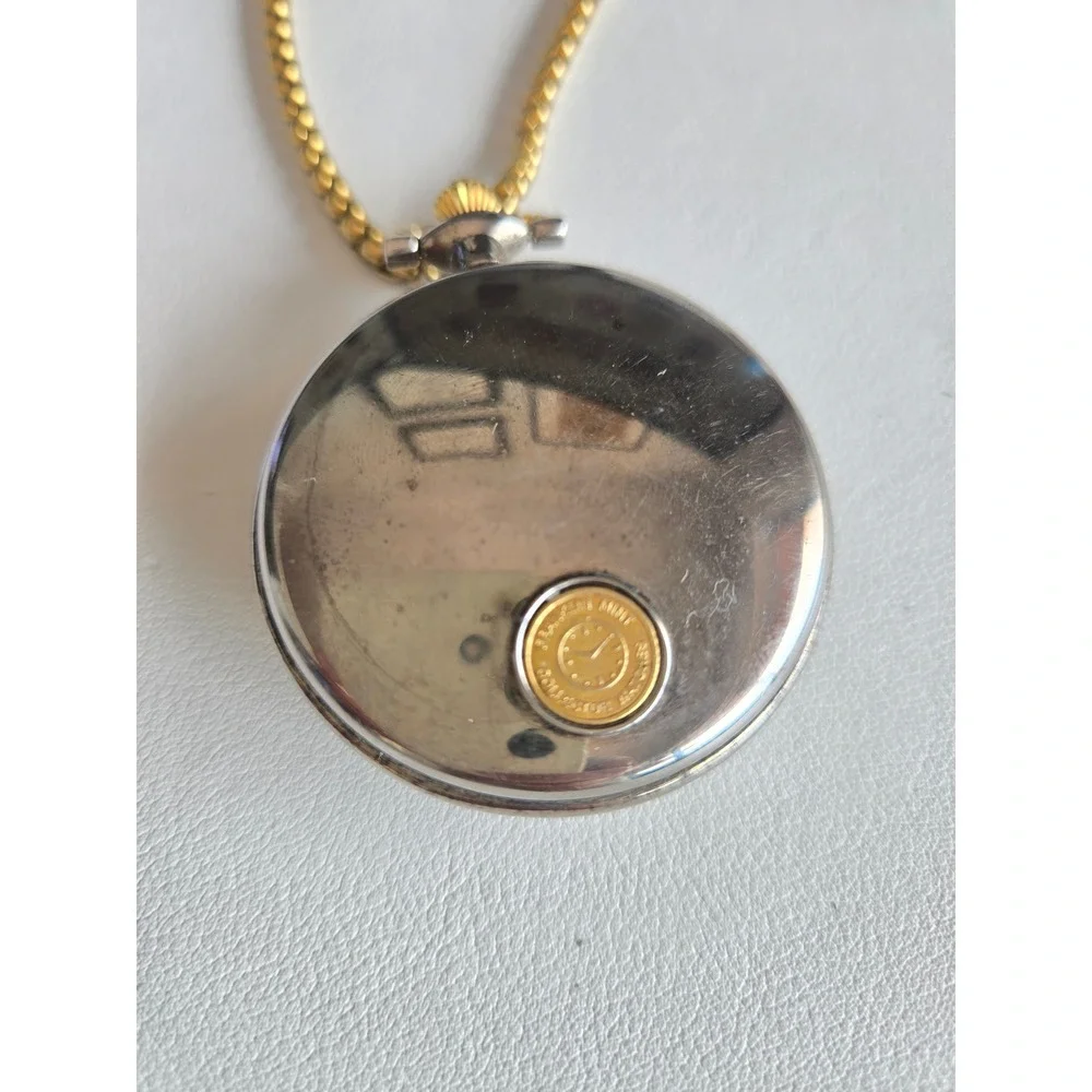 Civil War Library General Robert E. Lee Pocket Watch Pendant Necklace Military